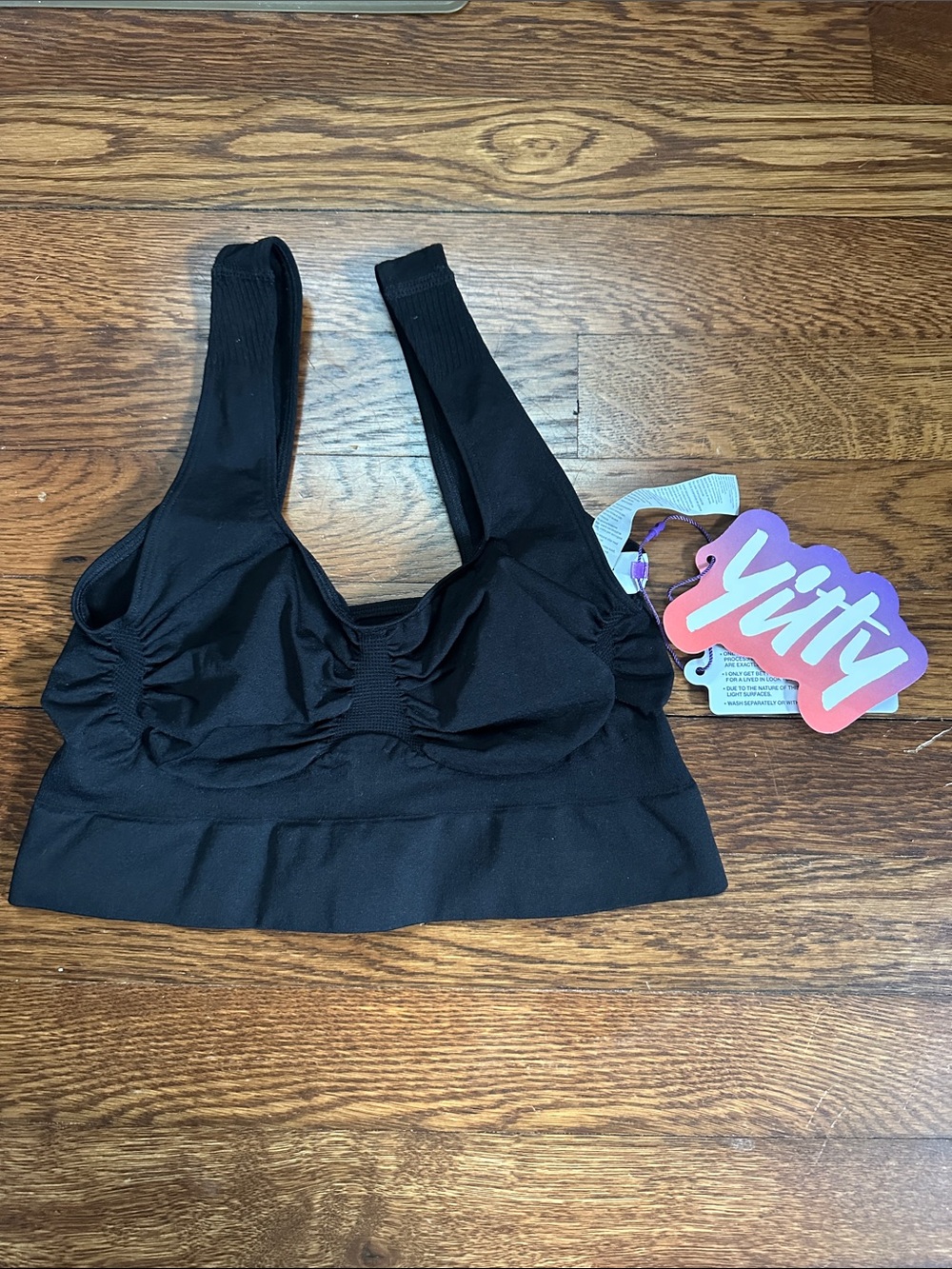 YITTY Black nearly naked shaping midi bra